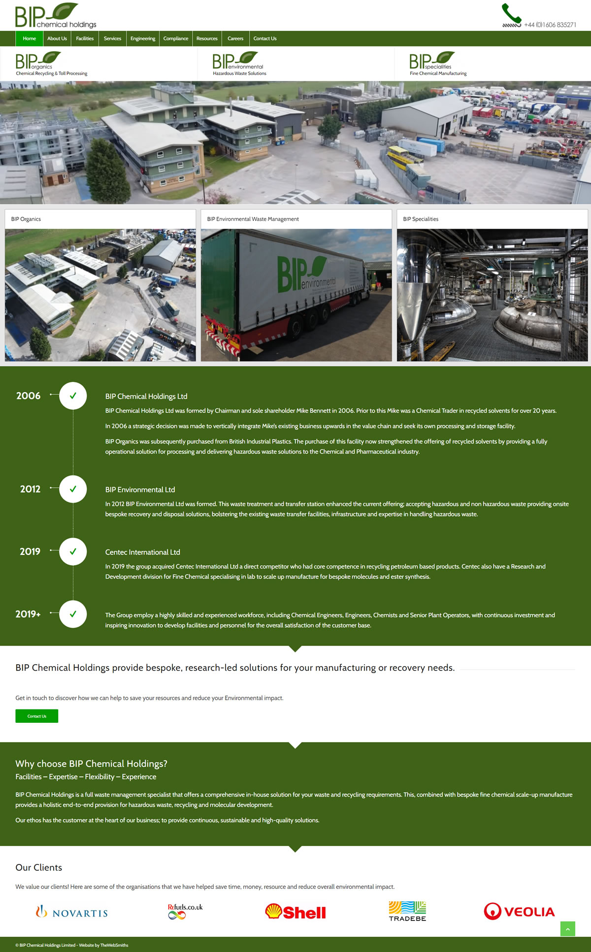 A new website for BIP Chemical Holdings